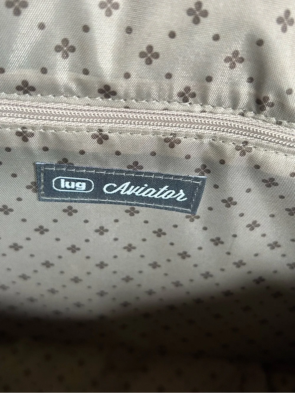 Lug Aviator Carry-All Tote Bag Camo Taupe